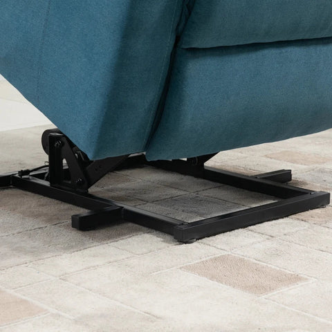 Rootz Armchair - Electric Armchair - Stand-up Chair - Linen Polyester - Metal - Foam - Blue - 83 cm x 89 cm x 102 cm