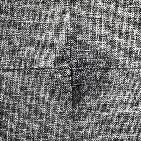 Rootz Bench - Bench With Hinged Lid - Hinged Lid Storage Box - Bench Seat - Bench Seat With Storage Box - Linen imitation cover/Foam/MDF Board - Dark Grey - 76 x 38 x 38 cm (W x H x D)