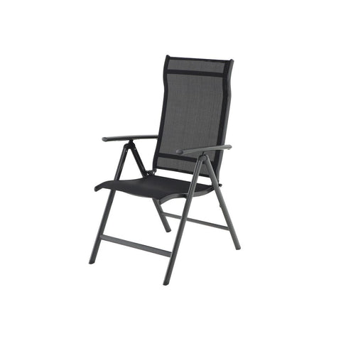 Rootz Garden Chair - Comfortable Garden Chair - Outdoor Chair - Patio Chair - Rattan Garden Chair - Lounge Chair - Garden Armchair - Black - 56 x 70 x 106 cm (L x W x H)