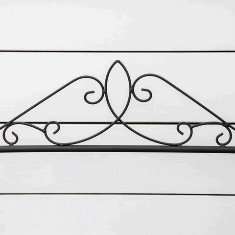 Rootz plantenstandaard - decoratieve plantenstandaard met 3 niveaus - metaal - zwart - 60,5 x 59,5 x 95,5 cm