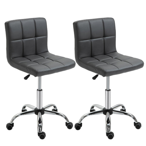 Rootz Work Stools - Office  Stool - With Backrest - 48 cm x 48 cm x 95 cm