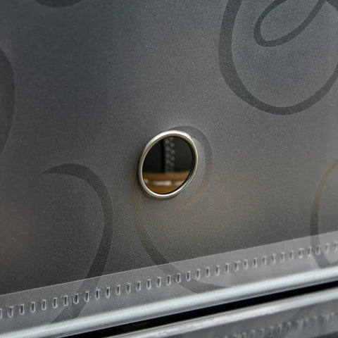 Rootz schoenenrek - modulair schoenenrek voor 6 paar schoenen - abs connectoren - deurplaat - houten hamer - zwart - 49L x 36,5B x 108H cm