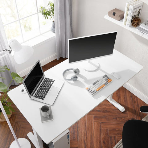 Rootz Tischplatte – Schreibtischplatte – elektrische Schreibtischplatte – Tischplatte für elektrischen Schreibtisch – Weiß – 140 x 70 x 1,8 cm