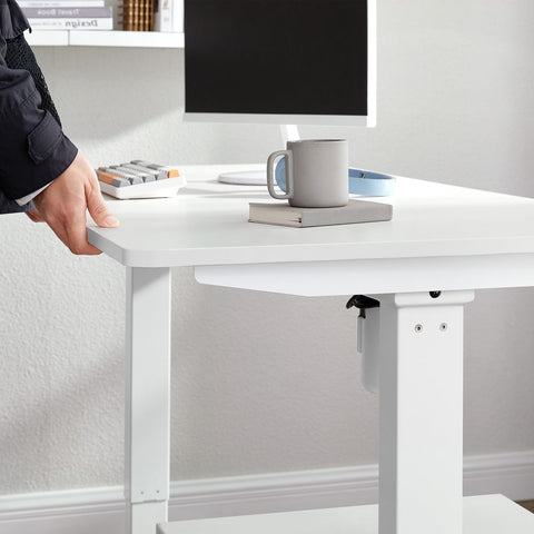Rootz Table Top - Desk Top - Electric Desk Top - Table Top For Electric Desk - White - 140 x 70 x 1.8cm