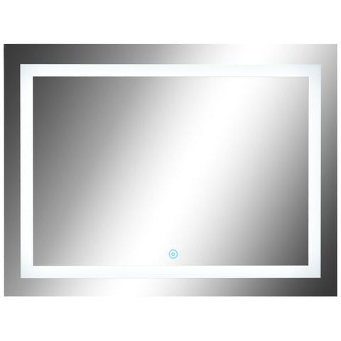 Rootz LED Mirror - Light Mirror- Bathroom Mirror - Wall Mirror - Bathroom LED Mirror - 60 X 80 X 4 CM
