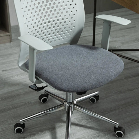 Rootz Office Chair - Computer Chair - Swivel Chair - Grey - 63.5W x 56D x 94.5-102.5H cm