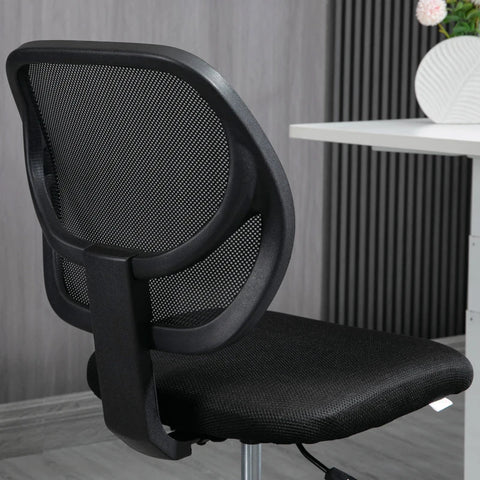 Rootz Drawing Chair With Footrest - Height-adjustable - Office Chair - Black - 59 cm x 61 cm x 113 cm