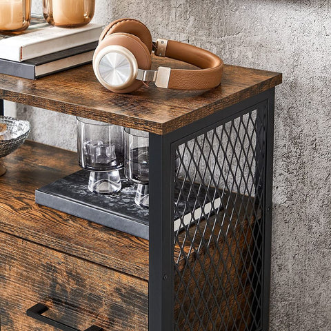 Rootz Storage Cabinet - Wooden Storage Cabinet - Bathroom Cabinet - Multi-purpose Storage Cabinet - Cabinet