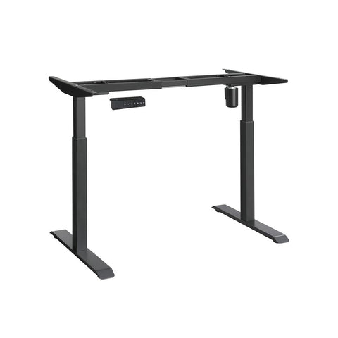 Rootz Höhenverstellbarer Schreibtisch – Stehpult – Gaming-Schreibtisch – Elektrischer Schreibtisch – Höhenverstellbarer Gaming-Schreibtisch – Schreibtisch ohne Platte – Schwarz