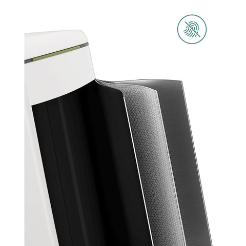 Rootz Mülleimer – Mülleimer – Abfalleimer – Mülleimer – Recycling-Behälter – Outdoor-Mülleimer – Innen-Mülleimer – Küchen-Mülleimer – Büro-Mülleimer – Weiß – 44,5 x 36 x 60 cm (L x B x H)