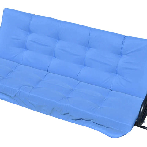 Rootz Zitkussen - Kussenset - Stoelkussen - Schommelkussen - Zitkussen - Schommelkussen - Rugkussen Zijkussen - Blauw - 170L x 100B x 8H cm