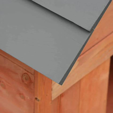 Rootz Hondenkennel - Hondenhok - Houten Hondenhol - Wintervast - Groot Hondenhok - 81,3 x 91,5 x 98,5 cm