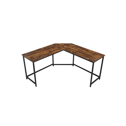 Rootz Computer Desk - L-shaped Computer Desk - Office Desk - Computer Desk - Writing Desk - Workstation - Study Desk - Executive Desk - L-shaped Desk - Gaming Desk - Brown-black - 149 x 149 x 75 cm (L x W x H)