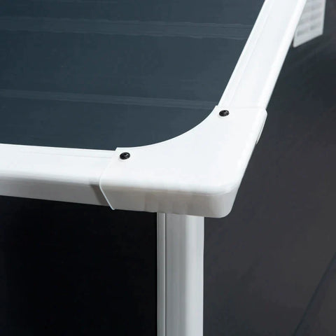 Rootz Tool Shed - Garden Shed - Tool Shed - Ventilation Window - Pent Roof - Metal - Grey - 134 x 104 x 204 cm