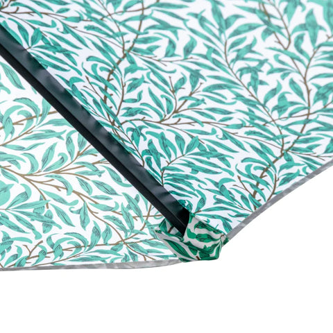 Rootz Parasol - Easy Open and Close - Wind Hood - Two Piece Metal Pole - Green - 2.92 x 2.92 x 2.50 m