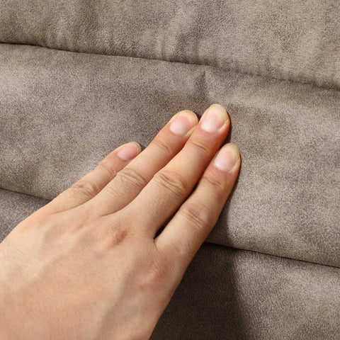 Rootz Set Of 2 Dining Chairs - Modern Design - Cantilever - Velor Look - Brown - 42 cm x 64 cm x 90 cm