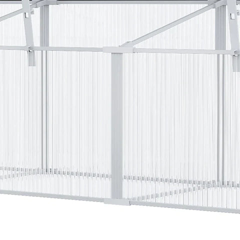 Rootz Greenhouse - Cold Frame - Aluminum Greenhouse - Plant House - Transparent Greenhouse - 180L x 51W x 51H cm