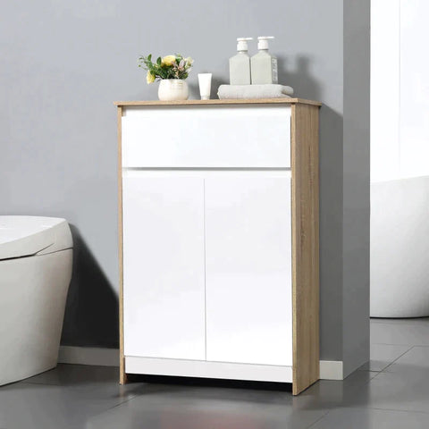 Rootz Bathroom Cabinet - Bathroom Shelf - Storage Cabinet - Wall Cabinet - 60 cm x 30 cm x 90 cm