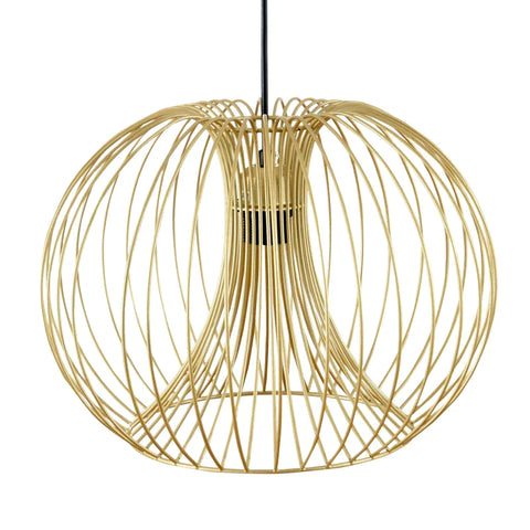 Rootz Hanging Lamp - Gold Modern Ceiling Lamp - Ceiling Spotlight - Kitchen - Bar - Living Room - Bedroom - Ø37 x 150H cm