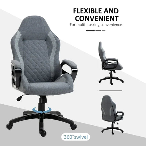 Rootz Office Chair - Gaming Chair - Swivel Chair - Massage Office Chair - Executive Chair - Massage Function - Grey