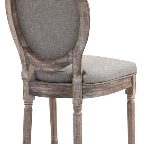 Rootz Esszimmerstühle – Küchenstühle – Stuhlset – Retro-Wohnzimmerstühle – gepolsterte Stühle – Gummiholz ​​– Grau