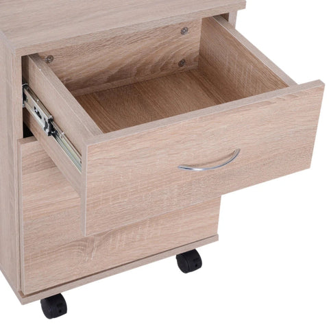 Rootz Rolkast - Verrijdbare Kast - Rolcontainer - Kast - Opbergkast - 2-ladekast