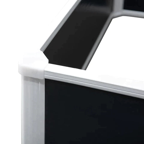 Rootz Raised Bed - Planter With Drainage Function - Protection Against Pests - Plastic - Grey - 120 x 90 x 30 cm