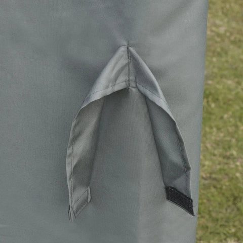 Rootz Garden Pavilion - Pavilion - Party Tent - Garden Tent With 4 x Side Walls - Gray - 3 x 3 m