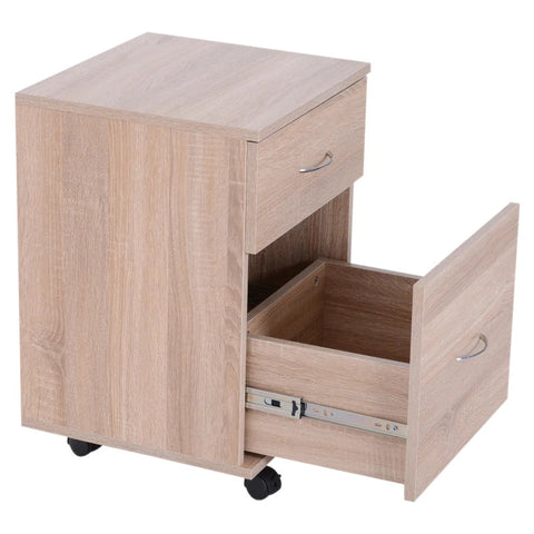 Rootz Rolkast - Verrijdbare Kast - Rolcontainer - Kast - Opbergkast - 2-ladekast