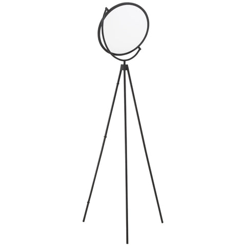 Rootz Floor Lamp - LED Floor Lamp - Adjustable By 350 Degrees Floor Lamp - Industrial Floor Lamp - ABS - Black - 60 x 60 x 163 cm