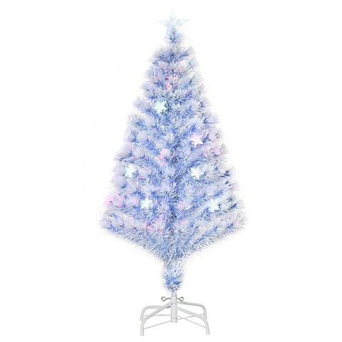 Rootz Christmas Tree - Artificial Christmas Tree - Christmas Decoration - White/Blue - 60cm x 60cm x 120cm