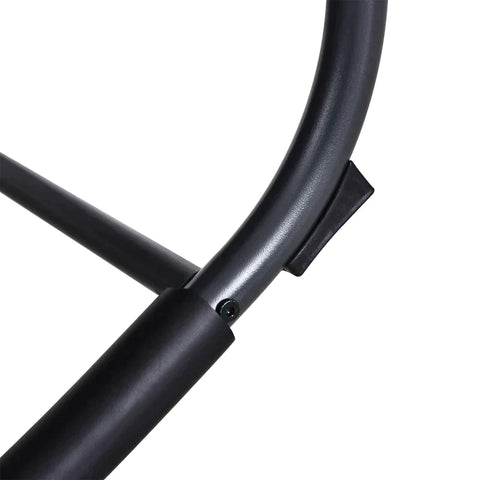 Rootz Rocking Chair - Rocking Lounger - Garden Lounger - Swing Lounger - Black - 160 x 61 x 79 cm