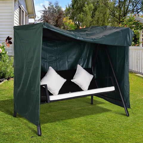 Rootz Swing Chair Cover - Garden Swing Cover - Protective Cover - Waterproof - Sun Shade - Green - 177 x 114 x 152 cm