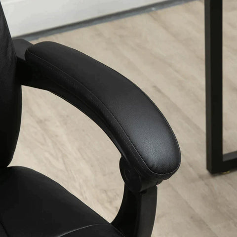 Rootz Office Chair - Ergonomic Office Chair - Executive Chair - Padded Backrest - Black - 64 x 64 x 112-120 cm
