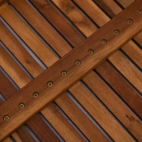 Rootz Salontafel - Stapeltafel - Tuin Bijzettafel - Set van 3 - Acacia - Teak - L50 x B50 x H45 cm