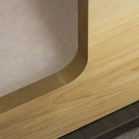 Rootz Hondenkennel - Hondenhok - Knaagdierenhok - Geïsoleerd Hondenhok - Met Terras Asfaltdak - Weerbestendige Hut - 60 x 40 x 59,2 cm