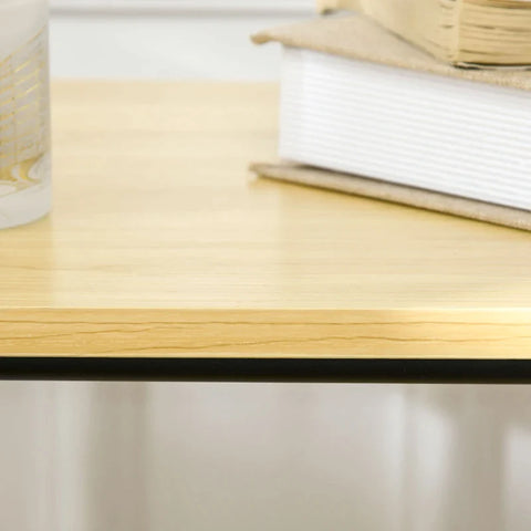 Rootz Industrial Design Kitchen Trolley - with 3 Shelves - Multi-Purpose Trolley - Serving Trolley - 4 Wheels - Chipboard - Brown + Black - 79L x 39W x 95H cm