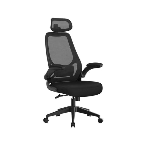Rootz Bureaustoel - Gaming Stoel - Bureaustoel - Werkstoel - Computerstoel - Rolstoel - Bureaustoel - Zwart - 64 x 62 x (117-127) cm