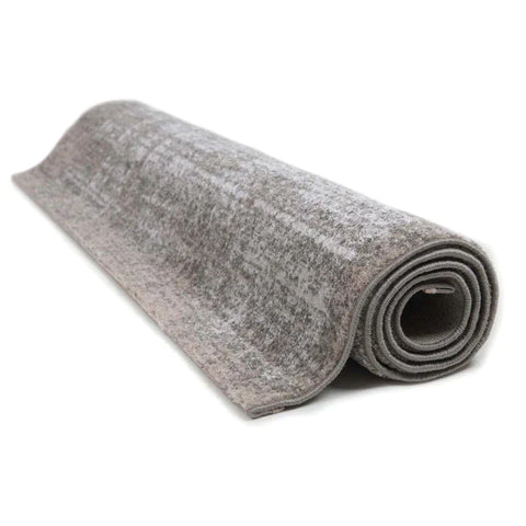 Rootz Rug - Short-Pile Rug - Low Pile Carpet - With A Mottled Pattern - Rug Pad - Woven Carpet - Carpet - Mat - Polypropylene - Beige - 140 x 67 x 1 cm