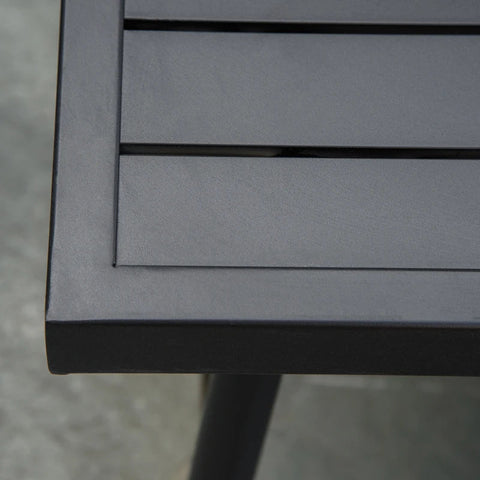 Rootz Outdoor Furniture Set - Garden Furniture Set - 4 Piece Rattan Patio Sofa Set - With 2 Single Cushioned Sofas - 1 Loveseat And 1 Coffee Table - Grey