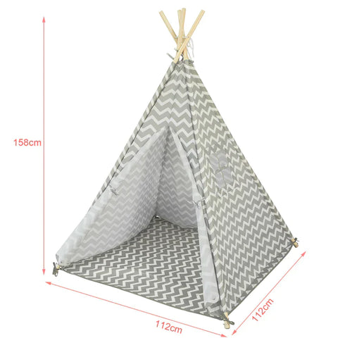Rootz Kinderspeeltent Speelhuis Kids Tipi Tipi met vloermat