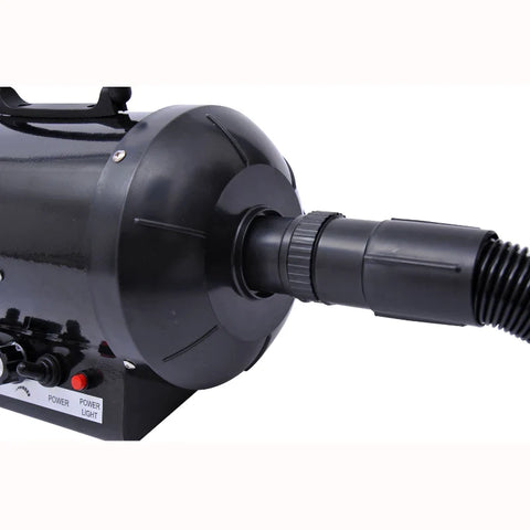 Rootz Dog Hair Dryer - Professional Dog Hair Dryer - Animal Hair Dryer - Whisper Hair Dryer - Pet Hair Dryer - Dog Dryer - 2800W - Metal Black - 40 x 16 x 20 cm