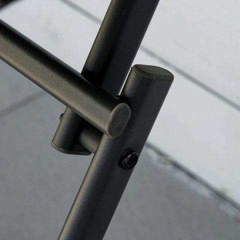 Rootz Polyrattan Bistro Set - For 2 People - Seating Group - Rattan Garden Furniture Set - Grey - 60L x 60B x 72H cm