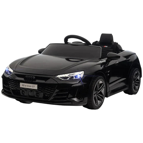 Rootz Kindervoertuig - Kinderauto - Elektrische Auto - Audi Licensed - Met Veiligheidsgordel - Afstandsbediening - PP/Metaal - Zwart - 103 x 58 x 41 cm