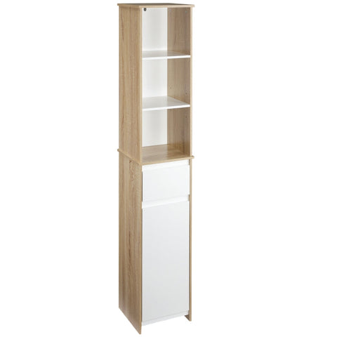 Rootz Bathroom Cabinet - Bathroom Shelf - Bathroom Furniture - Bathroom Cabinet - Tall Cabinet - Shelf Cabinet