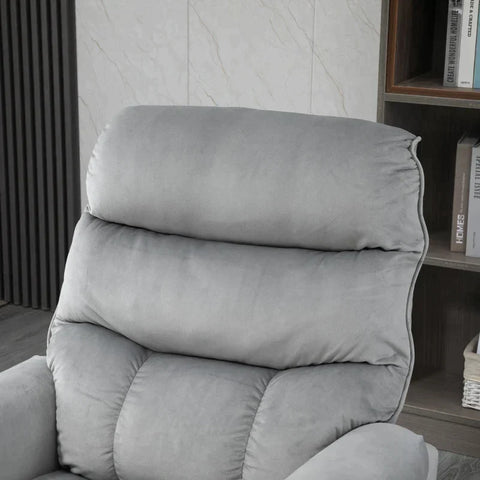 Rootz Aufstehhilfe Relaxsessel - Power Lifting Chair - Massagesessel - Elektrischer Stuhl - Fernsehsessel mit Massagefunktion - Hellgrau - 79 x 97 x 103 cm