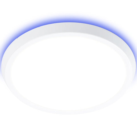 Rootz Ceiling Light - Smart LED - App And Voice Control - Remote Control - Timer - Many Colours - Ø30 x 3.2cm