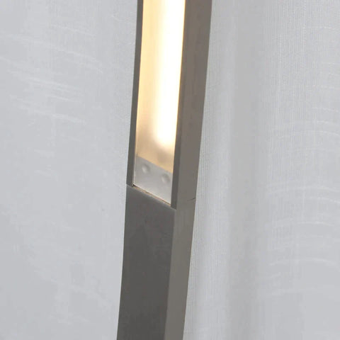 Rootz LED Floor Lamp - Floor Lamp - Standing LED Light - LED Lamp - Aluminum - 50 x 23 x 149 cm