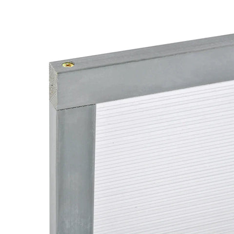 Rootz Mini Greenhouse - Garden Greenhouse - Wood + Polycarbonate -  Grey - 90 x 46 x 40 cm