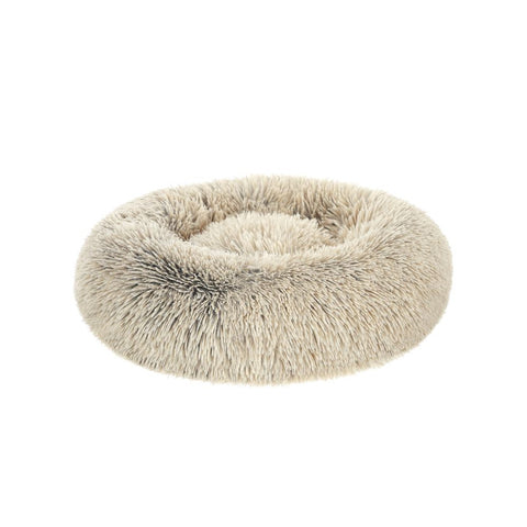 Rootz Dog Bed - Softly Padded Dog Bed - Sofa Dog Bed - Dog Round Bed - Pet Bed - Cat Bed - Portable Dog Bed - Pet Sleeping Bed - Plush/PP Filling - Khaki